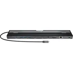Порт-реплікатор J5create Dock-Station USB-C 10-in-1 (HDMI/PD/USB-A/USB-C/LAN/картридер/audio) (JCD542-N) - мініатюра 2