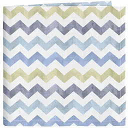 Пелюшкі муслінові Cosas Zigzag 75х100 см (MuslinDiapers_ZigBlueSkyBeige_75x100)