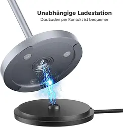 Світлодіодна настільна лампа Brightower на батарейках сенсорна із зарядною станцією - мініатюра 5