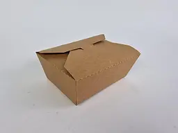 Крафт-контейнер для їжі, 160x120x60 мм, KRAFT, ламінована, 50 штук, для подачі, зберігання та доставки їжі