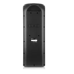Колонка портативна 1.0 REAL-EL X-780, Black, 2 x 40 Вт, RGB підсвічування, USB, Bluetooth, AUX, Micro SD, TWS, 2хMic, функція караоке, 4000 мАг, час роботи до 8 год (EL121600030) - мініатюра 5