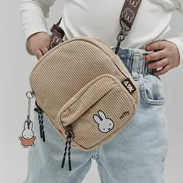 Сумка через плече Yes CBK-1 Miffy Bunny 17х17х8 см бежева (550564) - мініатюра 5