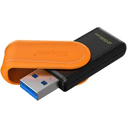 USB Flash Kingston DT Exodia S 256GB USB3.2 Gen1 Black + Orange, Retail - мініатюра 2