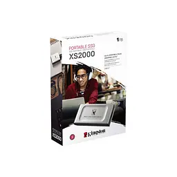 Портативний SSD Kingston XS2000 BOC 1TB USB 3. 2 Gen2 (2x2) Type-C 3D NAND - мініатюра 2