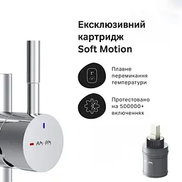 Змішувач для кухні AM.PM X-Joy S з L-виливом хром F85B05000 - мініатюра 5