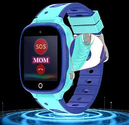Дитячий розумний смарт годинник Q18 з 4G сім картою, дзвінками, камерою, кнопкою SOS, прослушкою та українською мовою Рожевий з фіолетовим - мініатюра 6