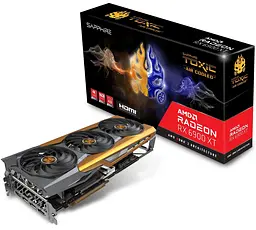 Відеокарта Sapphire AMD Radeon RX 6900 XT 16Gb Toxic Air Cooled (11308-11-20G) (11308-97-90G) (GDDR6, 256 bit, PCI-E v4.0 x16) FR - мініатюра 8