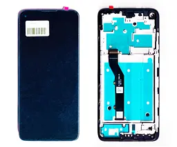 Дисплей Motorola XT2087 Moto G9 Plus чорний + рамка