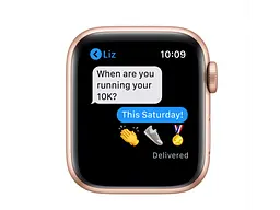 Смарт-годинник Apple Watch Series 6 40mm Gold Aluminum Case with Pink Sand Sport (MG123) - мініатюра 4