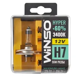 Автолампа WINSO H7 HYPER +60 55W PX26d SET (712730) - мініатюра 4