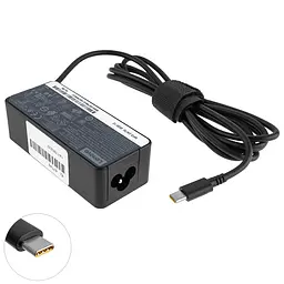 Блок живлення для ноутбука Lenovo USB-C 45W (20V/2.25A, 15V/3A, 12V/3A, 9V/3A, 5V2A), USB3.1/Type-C/USB-C, Black (02DL122) - мініатюра 2