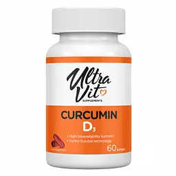 Куркумін з Вітаміном Д-3 Curcumin D3 - 60 капсул