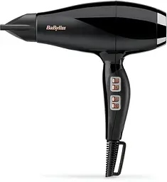 BaByliss Фен Air Power Pro, 2300Вт, 3 режими, дифузор, іоніз-я, хол. обдув, кераміка, чорно-рожевий - мініатюра 9