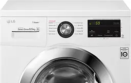 Пральна машина LG з фронтальним завантаженням F2J3WS2W, 6,5кг, 1200, A+++, Пар, глибина 44см, Дисплей, Інвертор, Білий (F2J3WS2W) - мініатюра 6