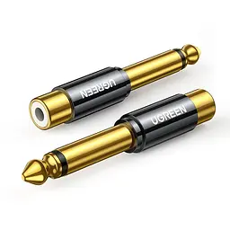 Перехідник Ugreen AV169 6.35 мм Male to RCA Female Adapter (80731) - мініатюра 2