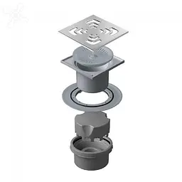 Трап для душу Pestan Confluo Vertical Square 15x15 см 30412 - мініатюра 2