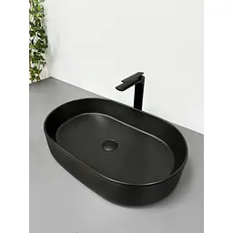 Умивальник VBI Verona 60 black matt накладний VBI-011303, Чорний матовий