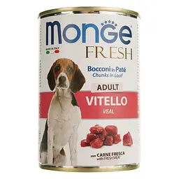 Вологий корм Monge Dog Fresh з телятиною, 400 г - мініатюра 2