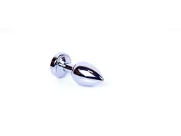 Анальна пробка - Jewellery Silver Plug Disco Flashlight - мініатюра 7