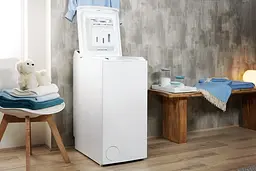 Пральна машина Indesit вертикальна, 7кг, 1200, A+++, 60см, дисплей, білий (BTWE71253PEU) - мініатюра 4