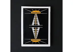 Карти гральні United States Playing Card Company Vintage Chicken Nugget (black) (ВР_КИВЧН) - мініатюра 4