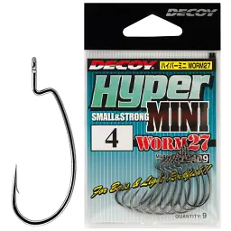 Крючок Decoy Worm27 Hyper Mini 6 (9 шт/уп)