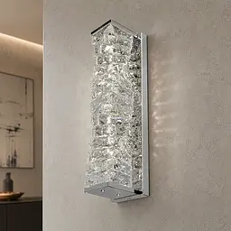 Світлодіодне настінне бра Artlight 88031/460WCH, 27 Вт, хром і прозоре скло