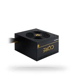 Блок живлення 500 Вт, Chieftec CORE, чорний, 80+ золотистий, Active PFC, 120 мм, 3xMolex/4xSATA/1x6+2-pin/1x4+4-pin