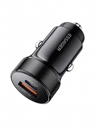 Essager Car Charger 30W 2 порта USB-C та USB-A PD QC 3.0 (чорний) - мініатюра 9