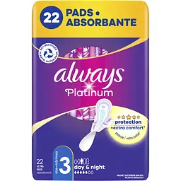 Гігієнічні прокладки Always Platinum Day & Night (розмір 3) 22 шт. - мініатюра 2