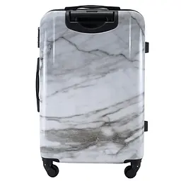 Валіза велика Semi Line 28 дюймів (L) Polycarbonate/ABS-Plastic White Marble (T5731-3) - мініатюра 4