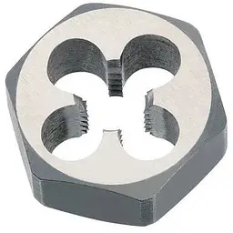 Плашка шестигранна M 8х1.25, HSS, DIN 382, ​​22 x 9 мм VOLKEL 27142