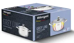 Каструля Grey line (4.2 л) 22 см Ringel kuh0016382 - мініатюра 5