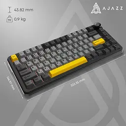 Механічна ігрова клавіатура Ajazz AK-820 MAX PLUS Wireless Black RGB Day Dream Switch Hot-Swap 2.4G/Bluetooth/USB - мініатюра 10