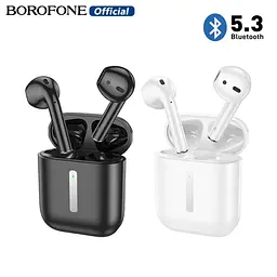 Бездротові навушники Borofone BW38 Joy TWS |BT5.3, 30/300mAh, 4h| white - мініатюра 4