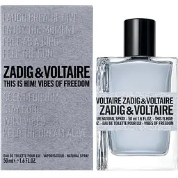 Оригінал Zadig Voltaire This Is Him Vibes Of Freedom 50 мл туалетна вода