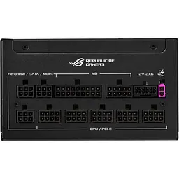 Блок живлення ASUS ROG Strix 850W Platinum Black (90YE00W2-B0NA00) - мініатюра 6