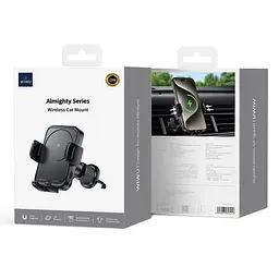 Автотримач з БЗП WIWU CH-321 15W Black - мініатюра 4