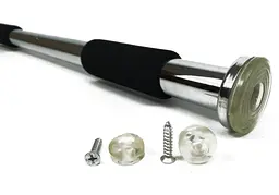 Розсувний розпірний турнік EasyFit 63-100 см Хром (EF-1633-2)