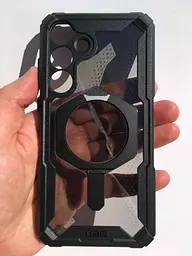Оригінальний протиударний чохол для Samsung Galaxy S25 Plus UAG Plasma XTE MagSafe Black (S936) 214468114097 з підставкою - мініатюра 6