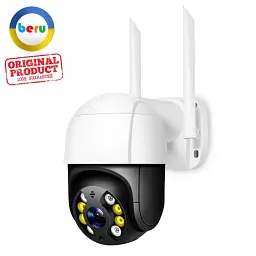 Вулична IP Wi-Fi PTZ-D4 камера спостереження Відеоспостереження Купольна Поворотна IP66 біло-чорна - мініатюра 7