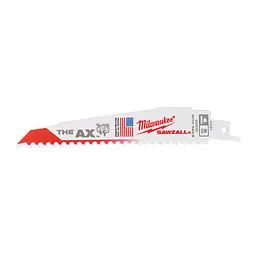 Полотно для шабельних пил AX FANG TIP MILWAUKEE, 150х5,0мм, (5шт), (деревина з цвяхами) - мініатюра 2