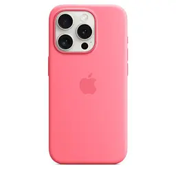 Силіконовий чохол CasePro Silicone Case with MagSafe Pink для iPhone 15 Pro - мініатюра 3