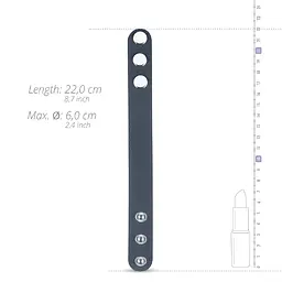 Ерекційне кільце Boners Cock Strap, L (сірий) - мініатюра 5