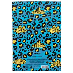 Книга записна Axent Leopard A4 в клітинку 96 аркушів блакитна (8422-554-A) - мініатюра 4