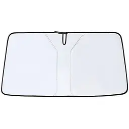 Портативний сонцезахисний автомобільний козирок на лобове скло (1.45x0.80m) White