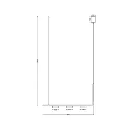 Підвіс SV0056-3 BK+GD 3000К - мініатюра 2