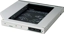 Адаптер Grand-X HDC-25N (12.7mm) для підключення SSD/HDD 2.5” у відсік приводу ноутбука SATA/mSATA - мініатюра 2