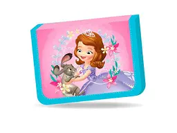 Пенал LEADER тканинний, 1 відділ. 2 відв. Disney SOFIA 21 x 13,5 x 4см 930511