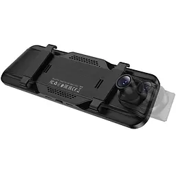 Автомобільний відеореєстратор дзеркало Hoco DV16 Dual-Channel Driving Recorder 1080p+720p Black - мініатюра 4